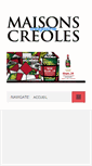 Mobile Screenshot of maisonscreoles.net